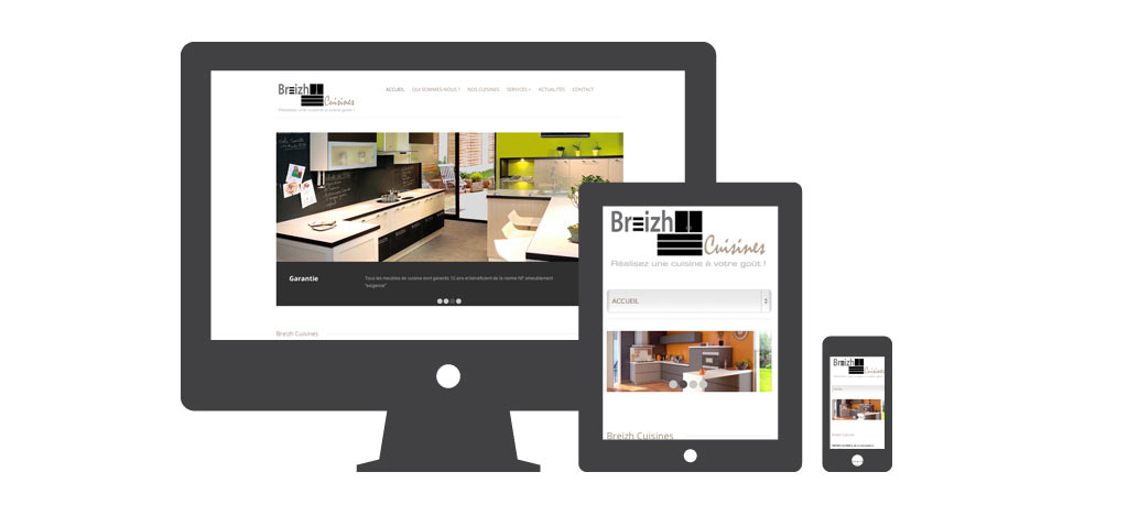 creation site responsive design quimper brest