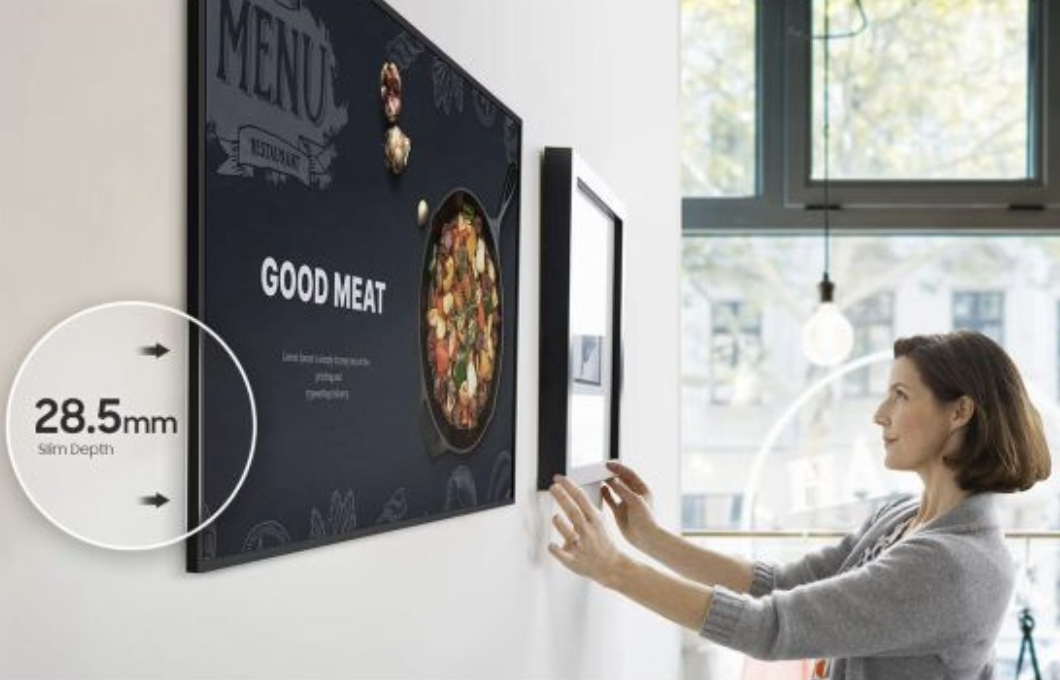 affichage dynamique ecran samsung brest quimper