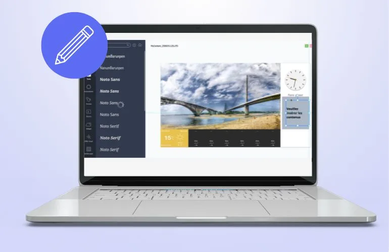 ecran affichage dynamique brest quimper